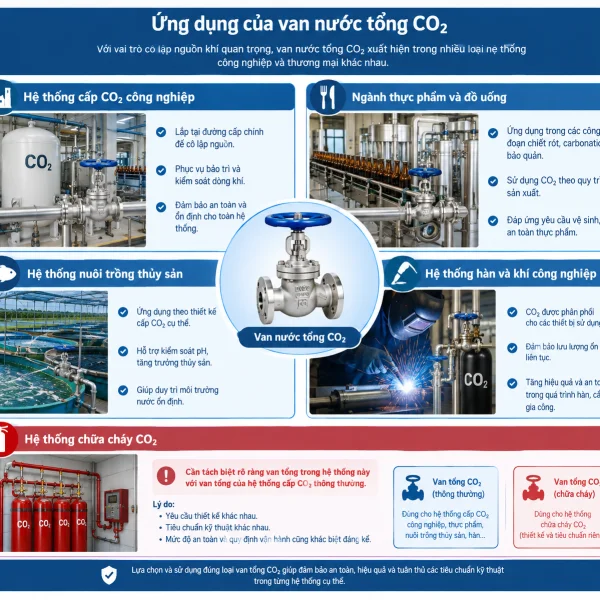 Cấu tạo van tổng co2