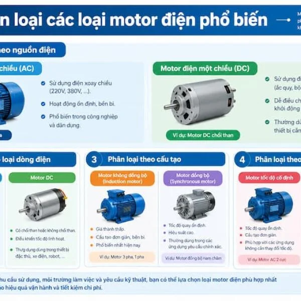 Các Loại Motor Điện