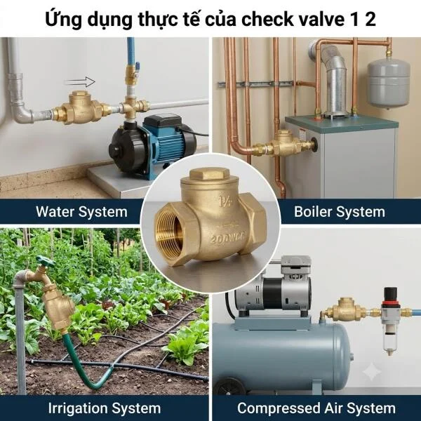 Khái niệm của check valve 1 2
