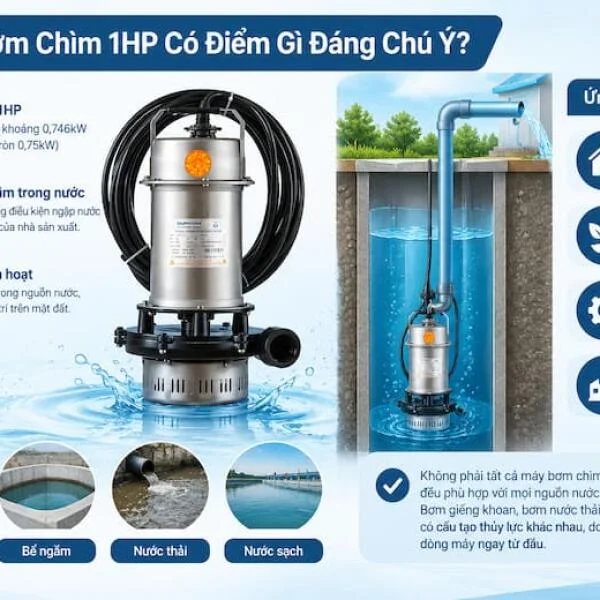 Máy Bơm Chìm 1HP