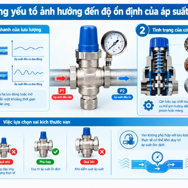Cơ chế hoạt động van góc giảm áp