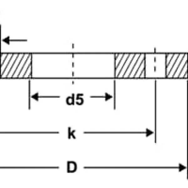 DN50 PN10 flange dimensions