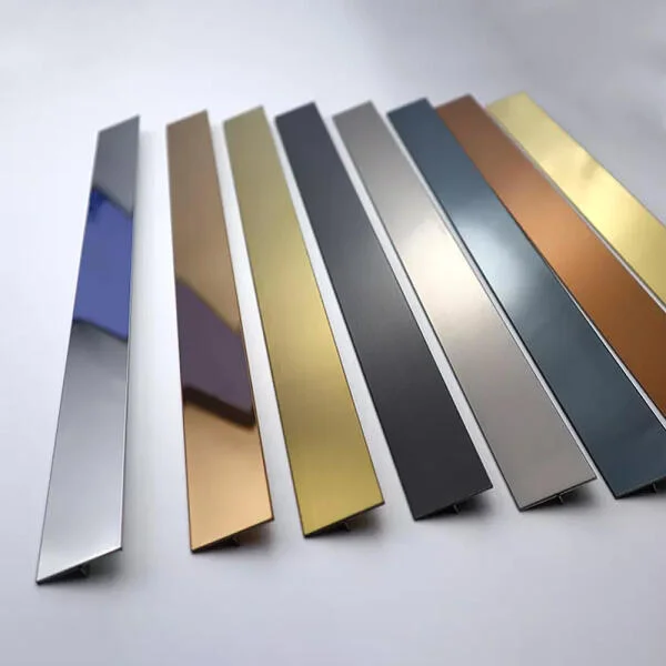 Nẹp T inox 304 màu vàng