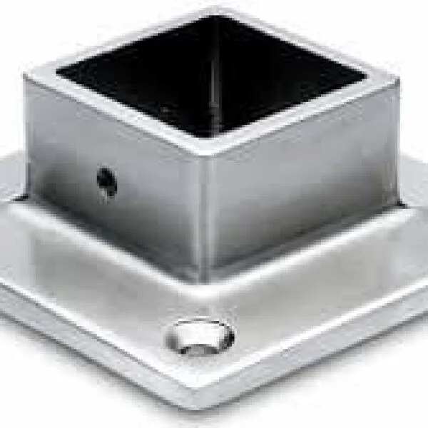 Stainless steel square flange