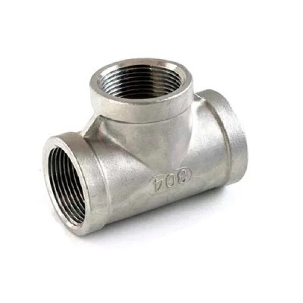 Tê ren inox