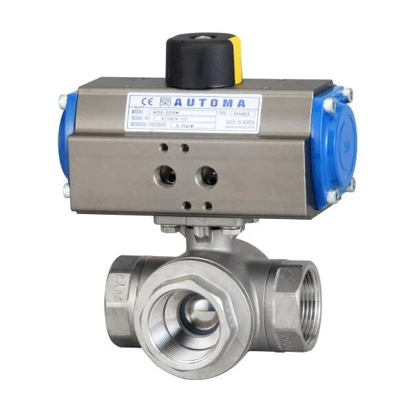 Van bi inox điều khiển khí nén