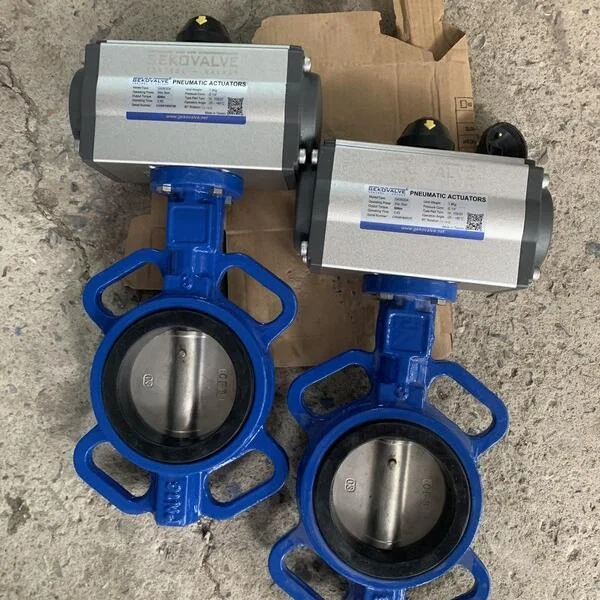 Van bướm điều khiển khí nén inox
