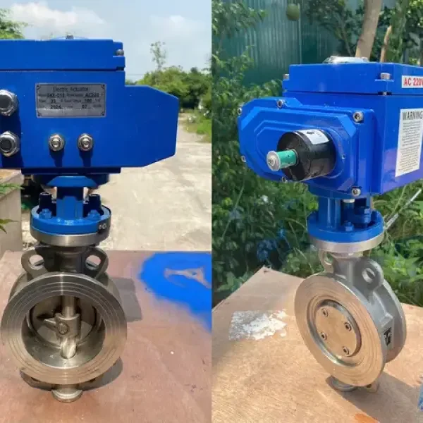 Van bướm inox điện