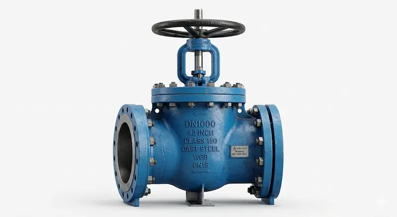 Hình ảnh minh họa chi tiết van cổng