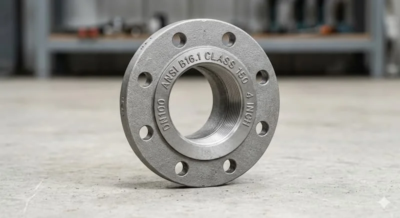 Giới thiệu hình dáng cơ bản, chất liệu và độ hoàn thiện của một chiếc mặt bích hoàn chỉnh