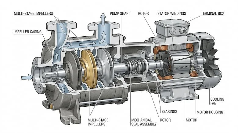 ẢNH CẤU TẠO MÁY BƠM