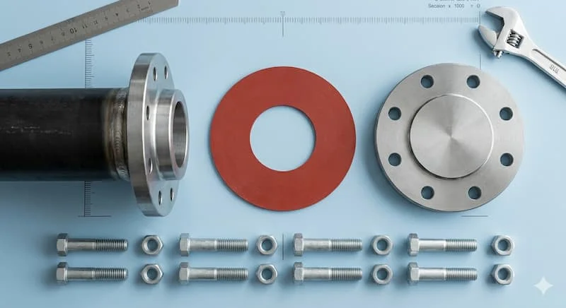 Bích mù được lắp đặt trong một hệ thống đường ống