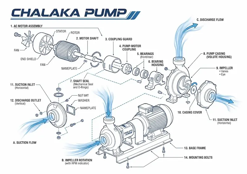 Thông số kỹ thuật máy bơm