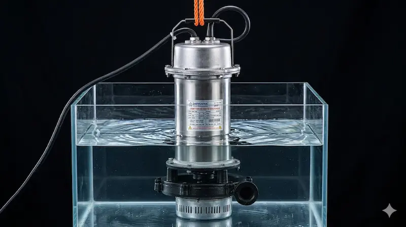 Hiểu rõ cấu tạo bơm chìm