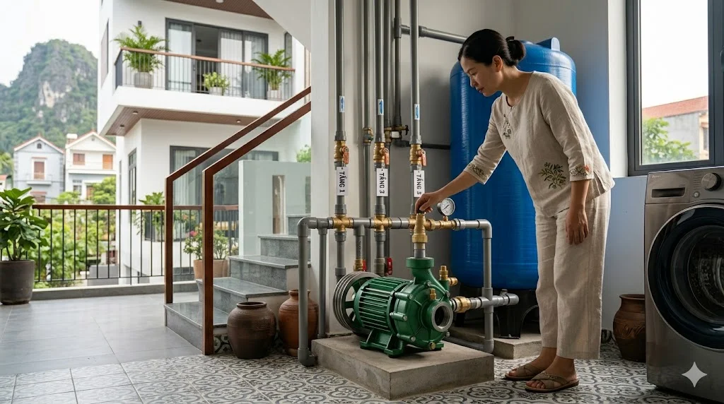 Hướng dẫn lắp đặt và sử dụng bơm