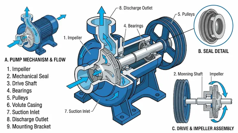 Thông số kỹ thuật của bơm