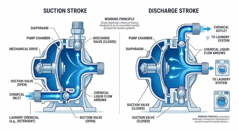 Thông số kỹ thuật của bơm hóa chất