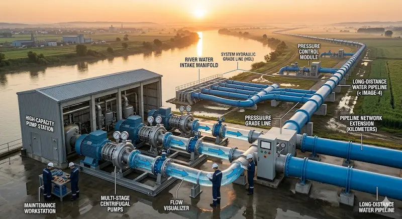 Chi tiết hệ thống bơm lưu lượng