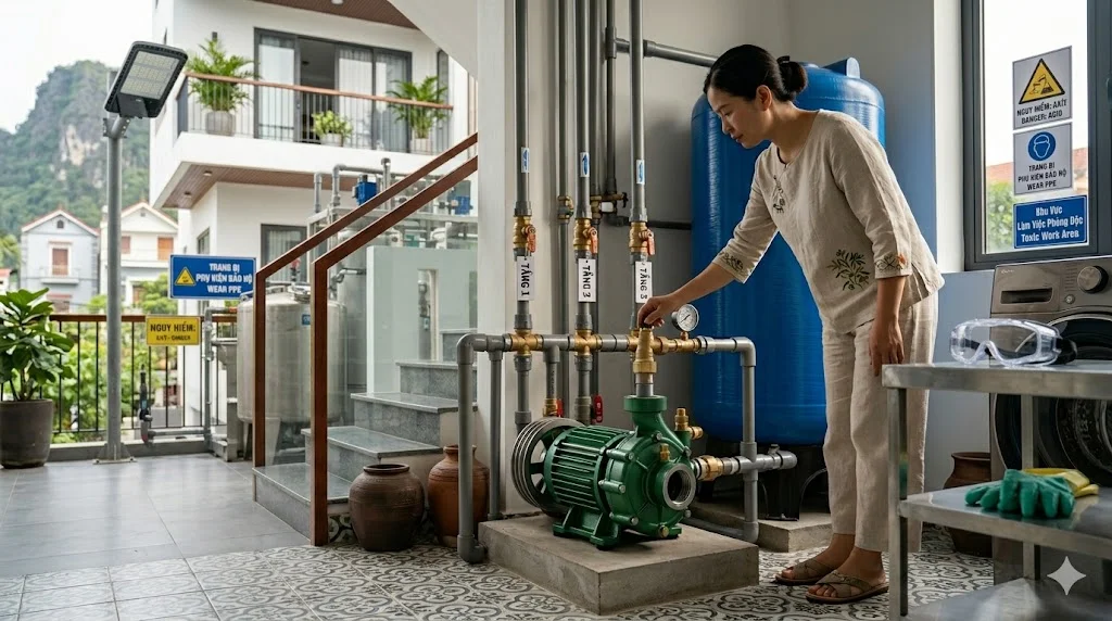 Hướng dẫn sử dụng bơm màng