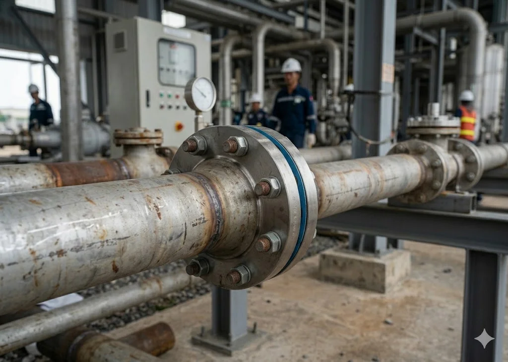 Lắp đặt mặt bích đúng kỹ thuật