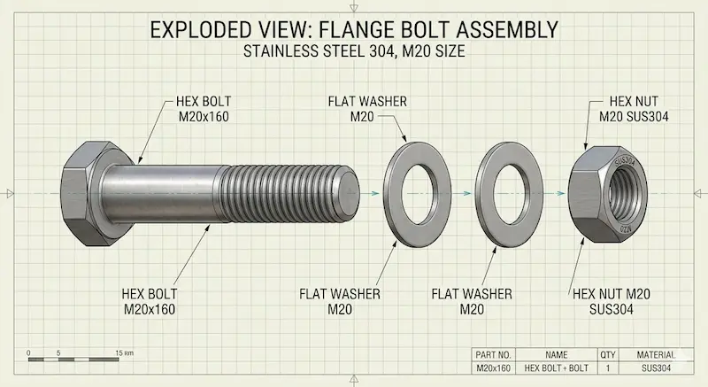 Thông số kĩ thuật của bu lông