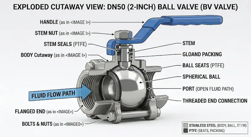 Thông số kỹ thuật van bi