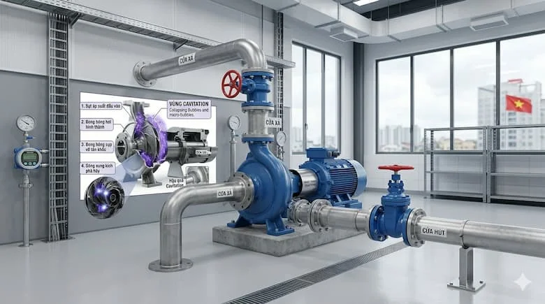Ảnh hệ thống bơm thực tế