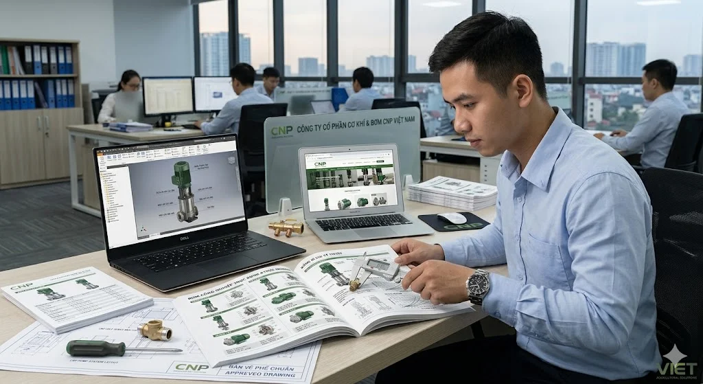 Hướng dẫn đọc dữ liệu bơm