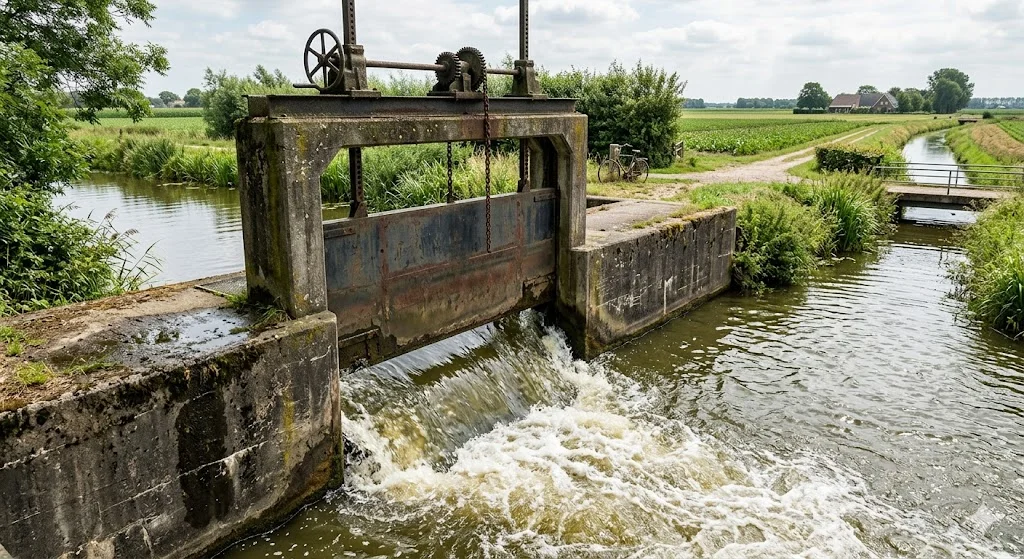 Ứng dụng cửa phai chặn nước