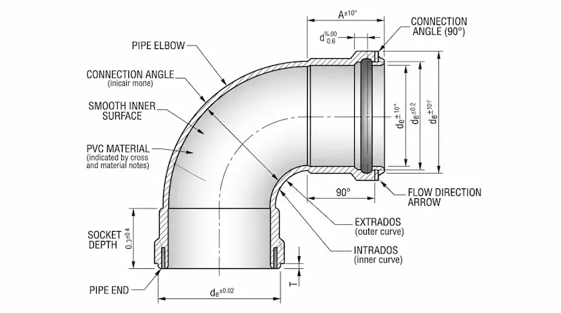 Thông số kỹ thuật cút90