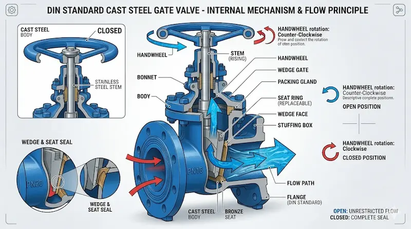 Thông số kỹ thuật quan trọng của van cổng