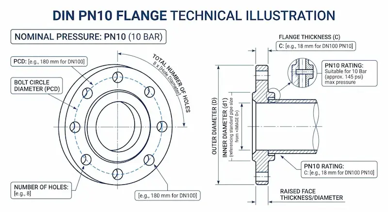 Thông số quan trọng của mặt bích