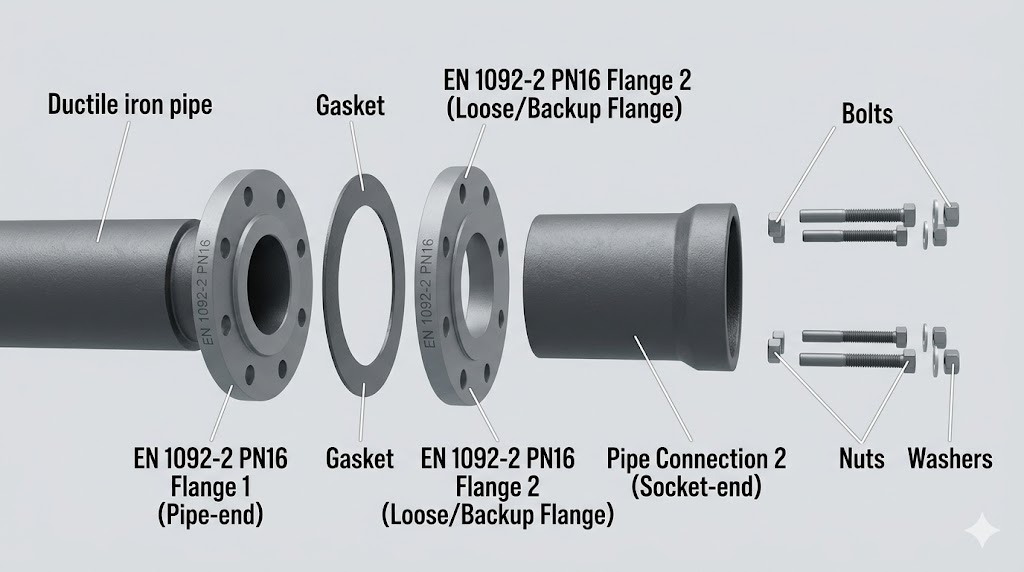 En 1092 2 pn16 flange dimensions có rất nhiều biến thể về...