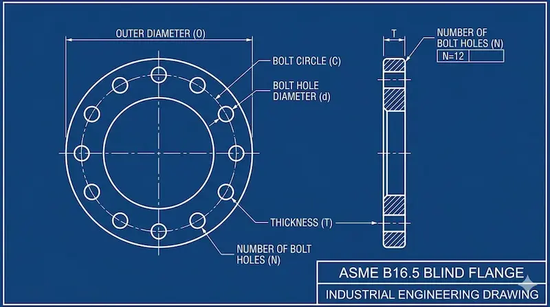 Thông số kỹ thuật mặt bích