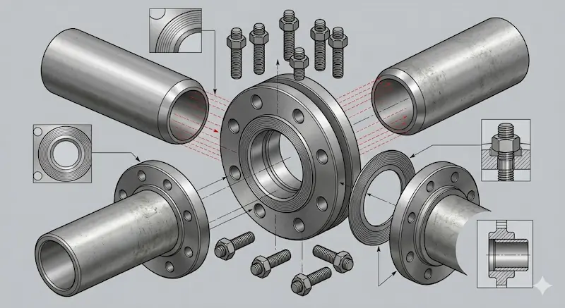 Nguyên lý hoạt động mặt bích