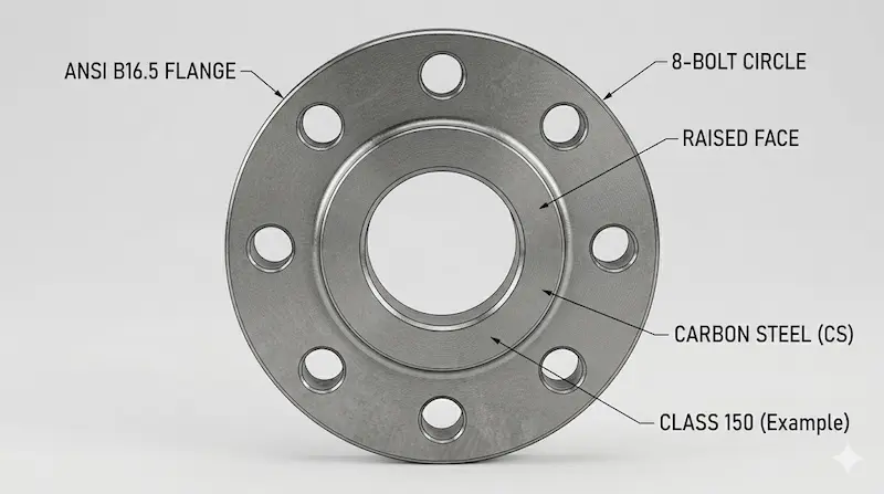 Thông số mặt bích