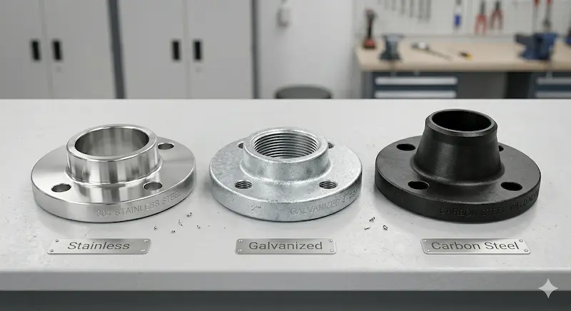 Các loại mặt bích cho đường ống