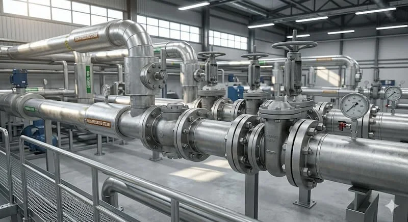 Mặt bích trong thiết kế lắp đặt