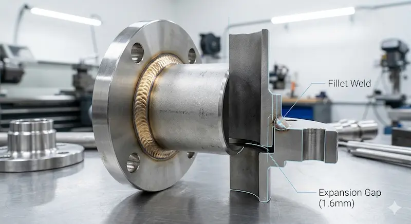 Sản phẩm mặt bích hàn bọc đúc