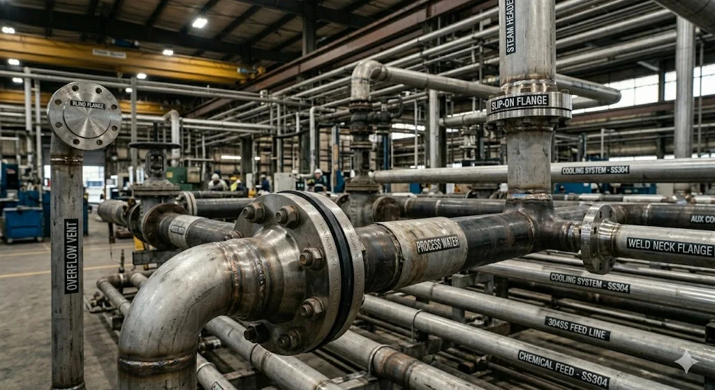 Chọn mặt bích trong công nghiệp