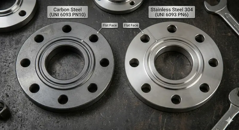 Phân loại 2 mặt bích 