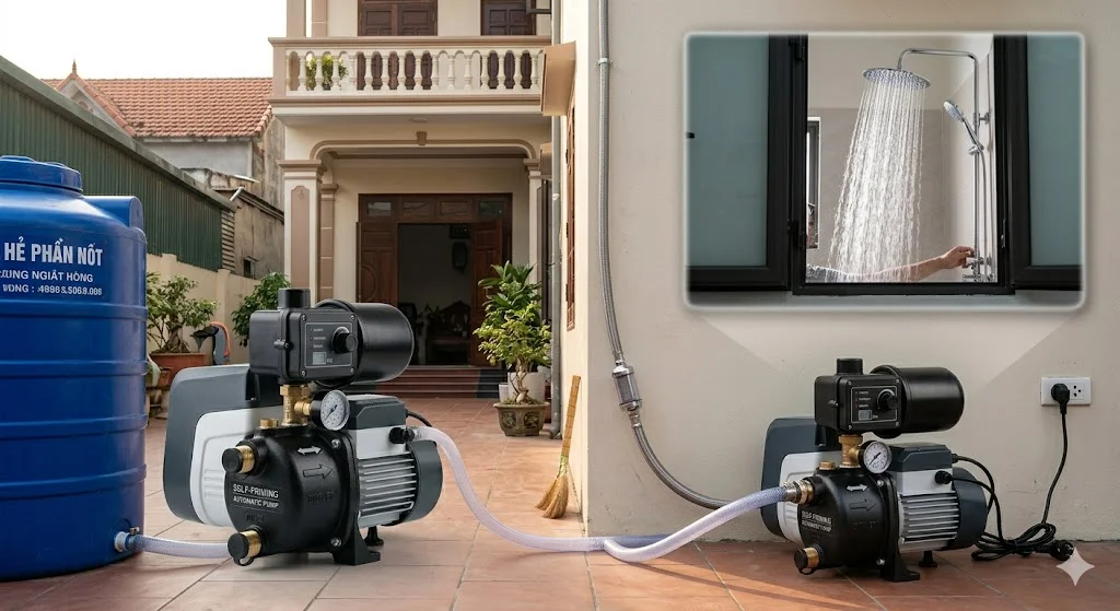 Lưu ý quan trọng khi sử dụng máy bơm
