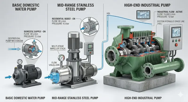 Nguyên lý hoạt động máy bơm nước