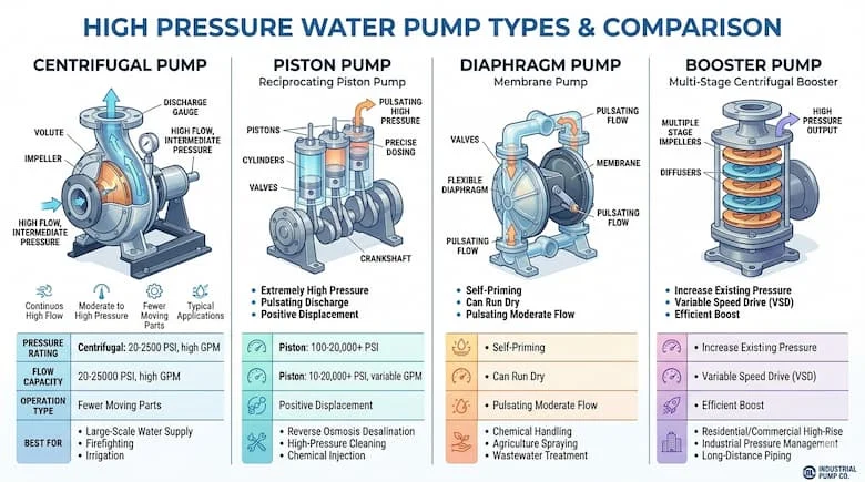 Ảnh tổng hợp các loại bơm