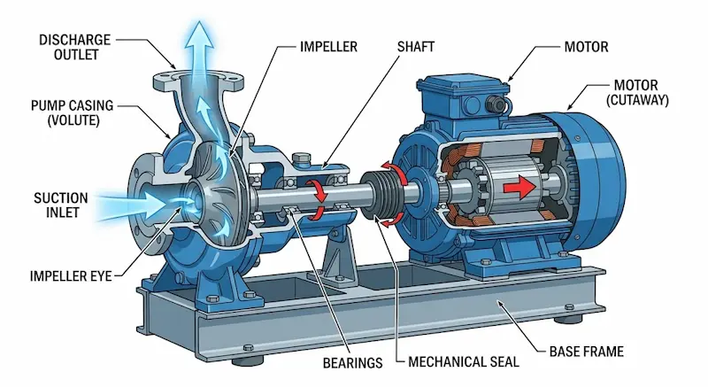 Thông số kỹ thuật quan trọng của bơm