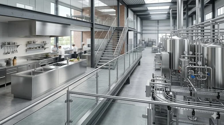 Ảnh ứng dụng thực tế inox (đời sống + công nghiệp)