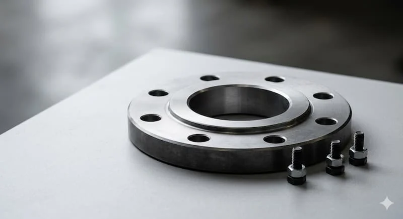 Ảnh chụp cận cảnh một mặt bích đơn lẻ