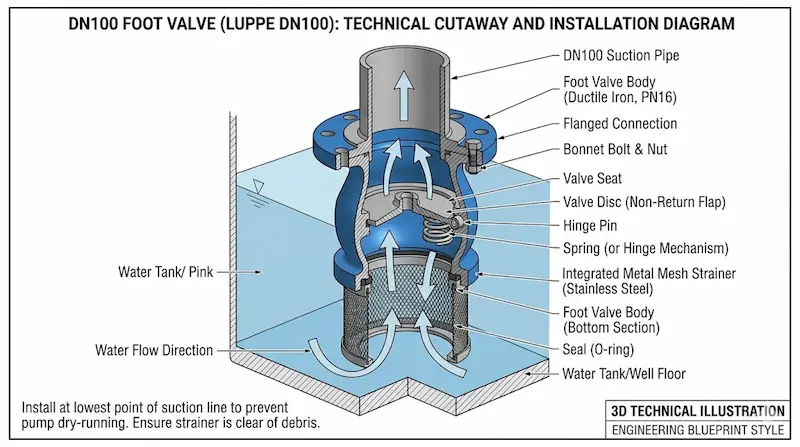Thông số kỹ thuật quan trọng của rọ bơm