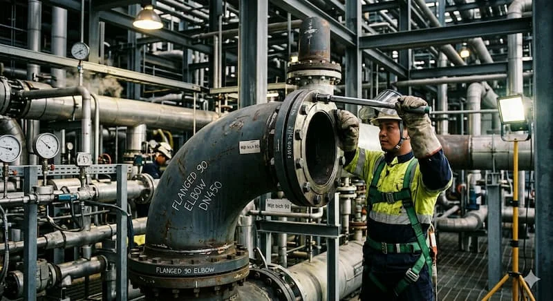 Hình ảnh chi tiết mặt bích 90