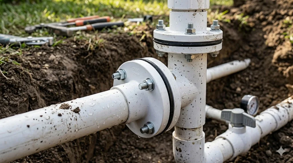 kỹ thuật lắp đặt mặt bích nhựa